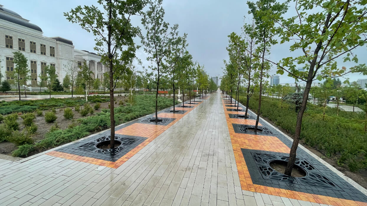 Приствольная решетка для дерева ZKING CRUST 1.2х1.2м Черная в Шатуре фото