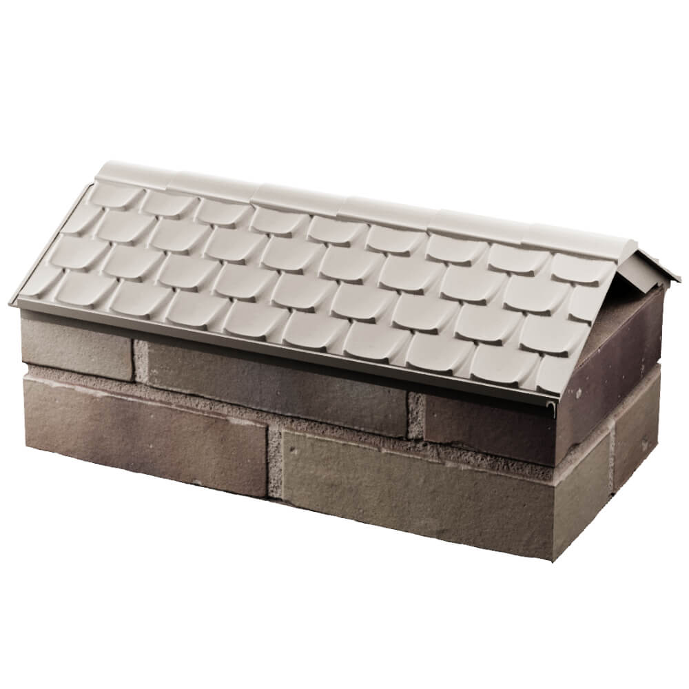 Парапет Zking Эльбрус Бежевый с посадкой на 1 кирпич (255мм) в Шатуре фото