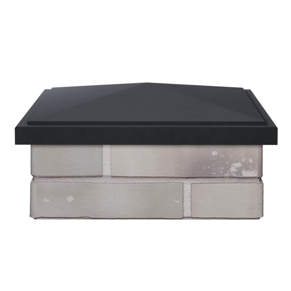 Колпак Zking БонаМоно Серый на столб 1.5х1.5 кирпича (385х385, 400х400мм) Шатура фото