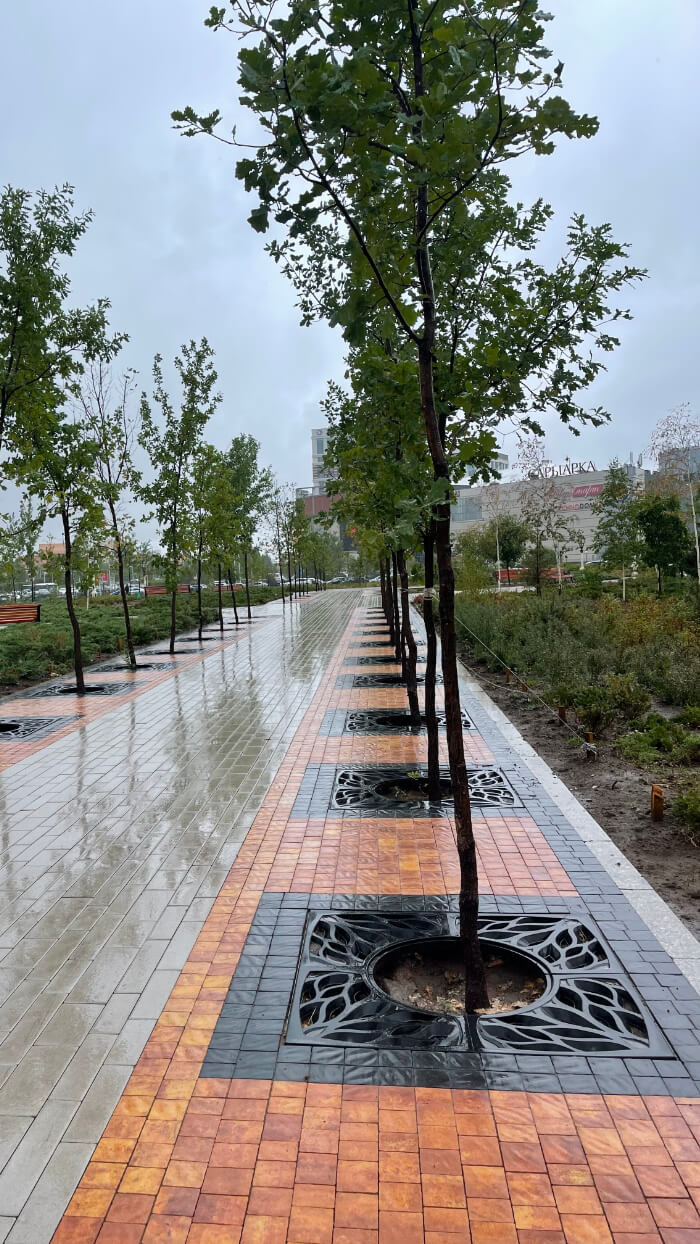 Приствольная решетка для дерева ZKING CRUST 1.2х1.2м Черная в Шатуре фото