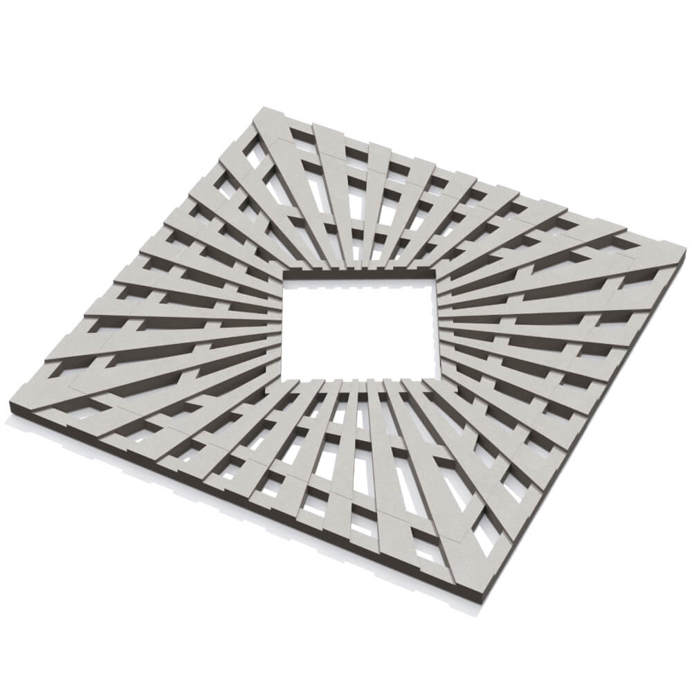 Приствольная решетка для дерева ZKING ATMOSPHERE 1.2х1.2м Бежевая в Шатуре фото