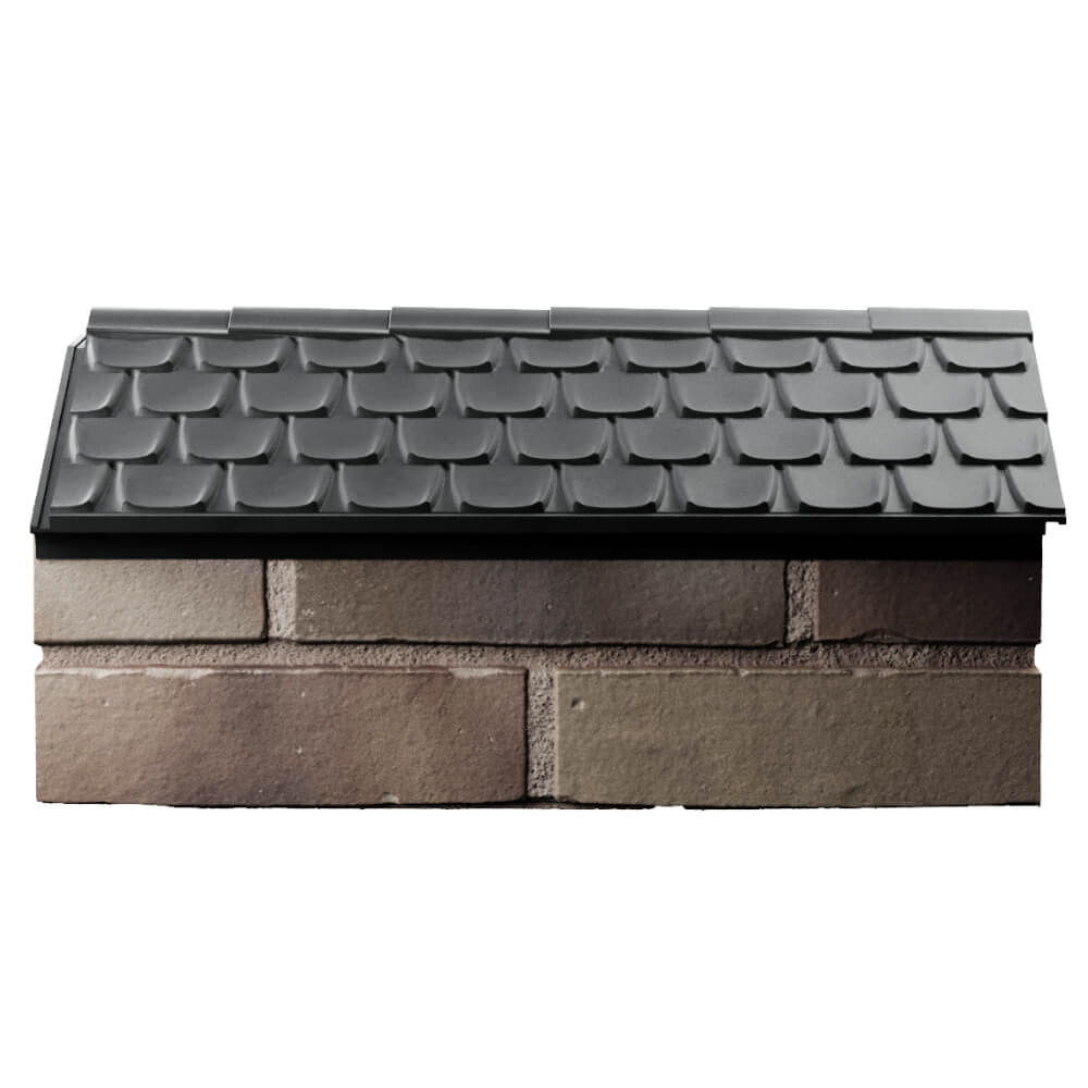Парапет Zking Эльбрус Серый с посадкой на 1 кирпич (255мм) в Шатуре фото