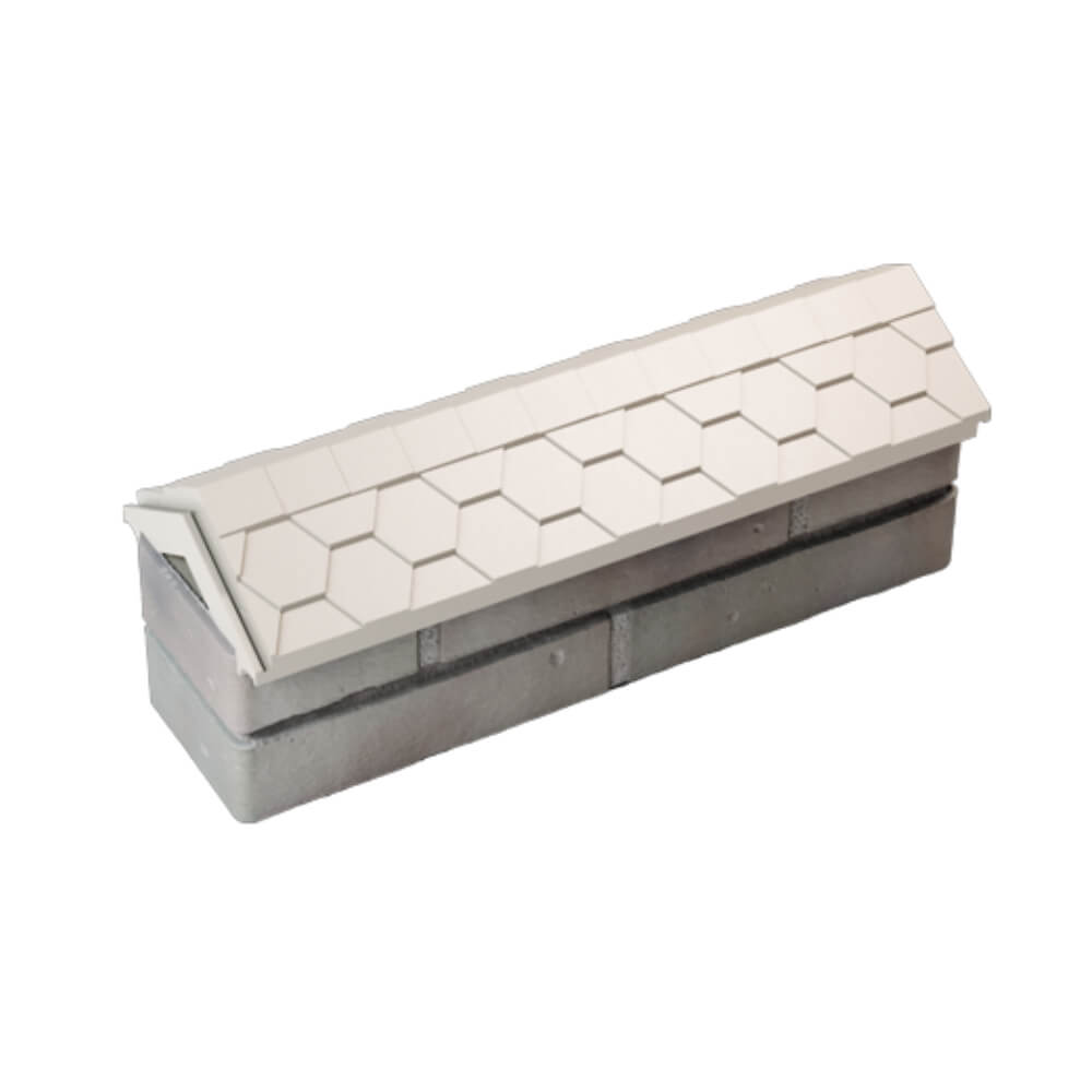 Парапет Zking Эверест Бежевый с посадкой на 0.5 кирпича (130мм) в Шатуре фото