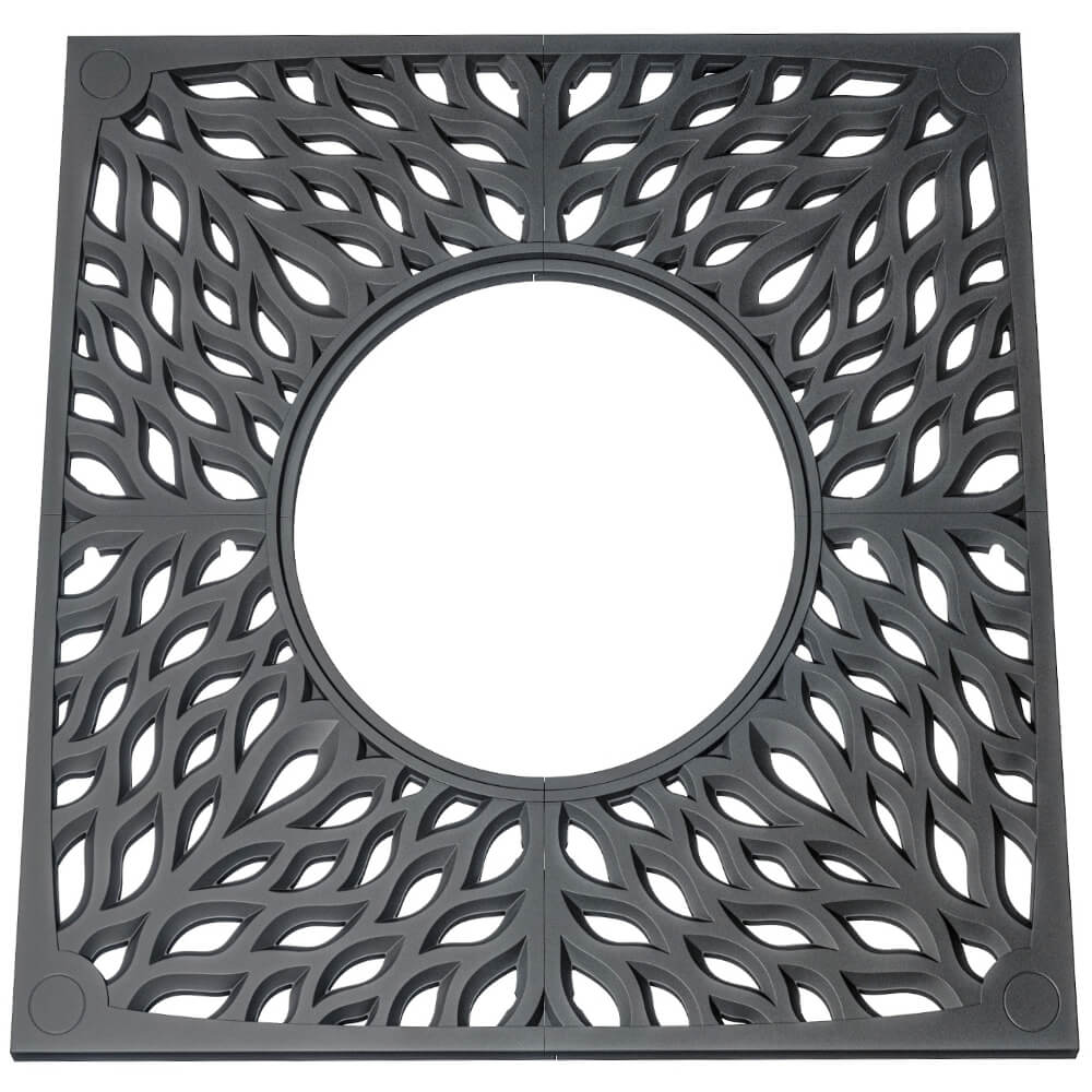 Приствольная решетка для дерева ZKING CRUST 2х2м Черная Шатура фото