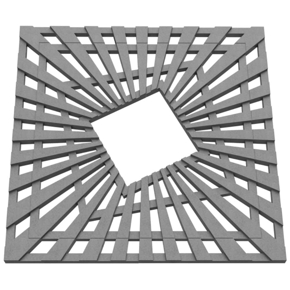 Приствольная решетка для дерева ZKING ATMOSPHERE 1.2х1.2м Серая в Шатуре фото