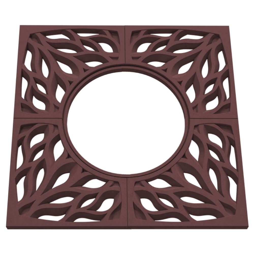 Приствольная решетка для дерева ZKING CRUST 1.2х1.2м Коричневая в Шатуре фото