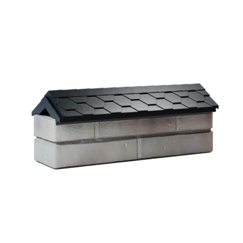 Парапет Zking Эверест Черный с посадкой на 0.5 кирпича (130мм) Шатура фото