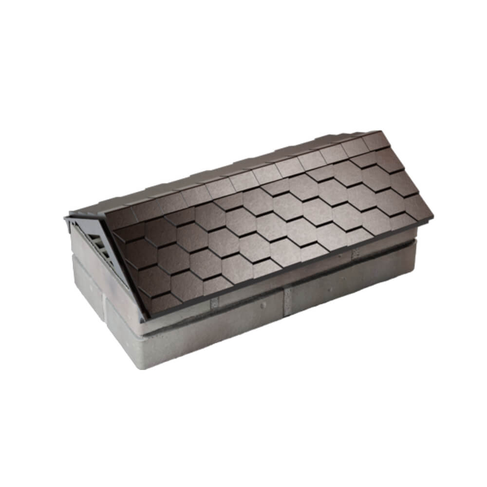 Парапет Zking Эверест Коричневый с посадкой на 1 кирпич (200/225/255мм) в Шатуре фото