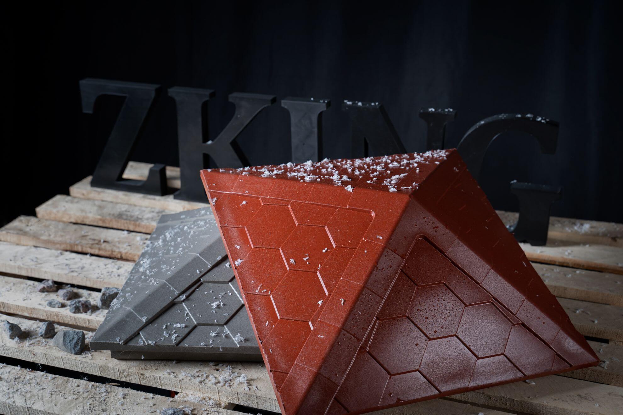 Колпак Zking Эверест Красный на столб 1.5х1.5 кирпича (390х390мм) в Шатуре фото