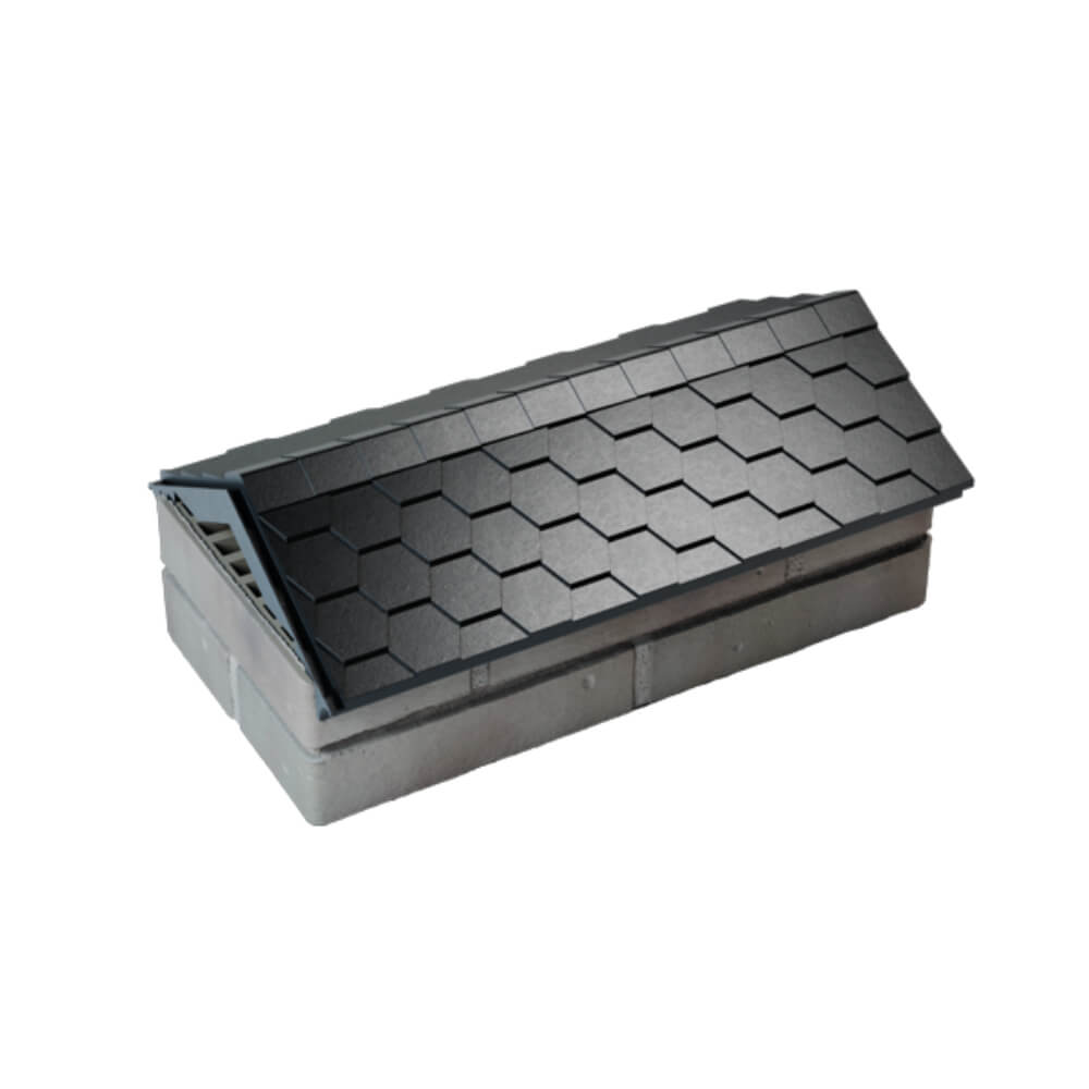 Парапет Zking Эверест Черный с посадкой на 1 кирпич (200/225/255мм) в Шатуре фото