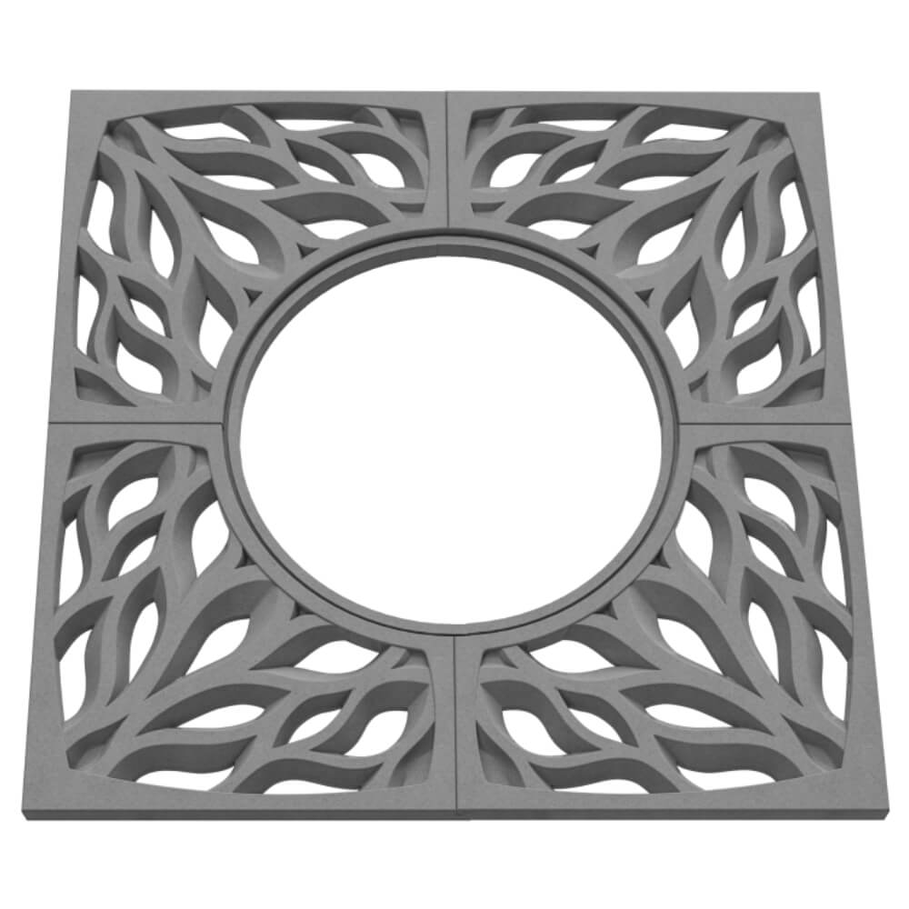 Приствольная решетка для дерева ZKING CRUST 1.2х1.2м Серая в Шатуре фото