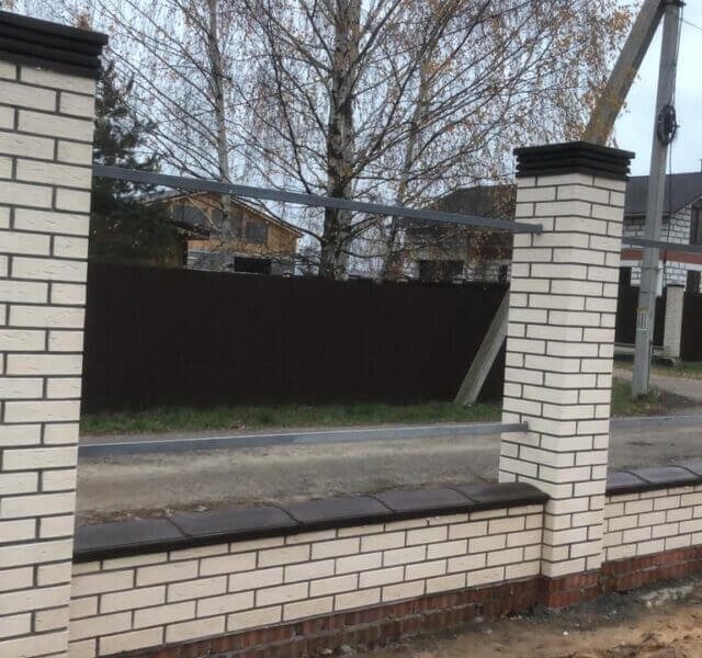 Колпак Zking Бона ХайТек Коричневый на столб 1.5х1.5 кирпича (385х385мм) в Шатуре фото