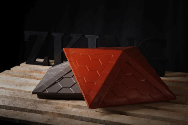 Колпак Zking Эверест Красный на столб 1.5х1.5 кирпича (390х390мм) в Шатуре фото