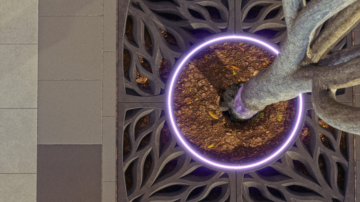 Приствольная решетка для дерева ZKING CRUST 1.2х1.2м Черная в Шатуре фото