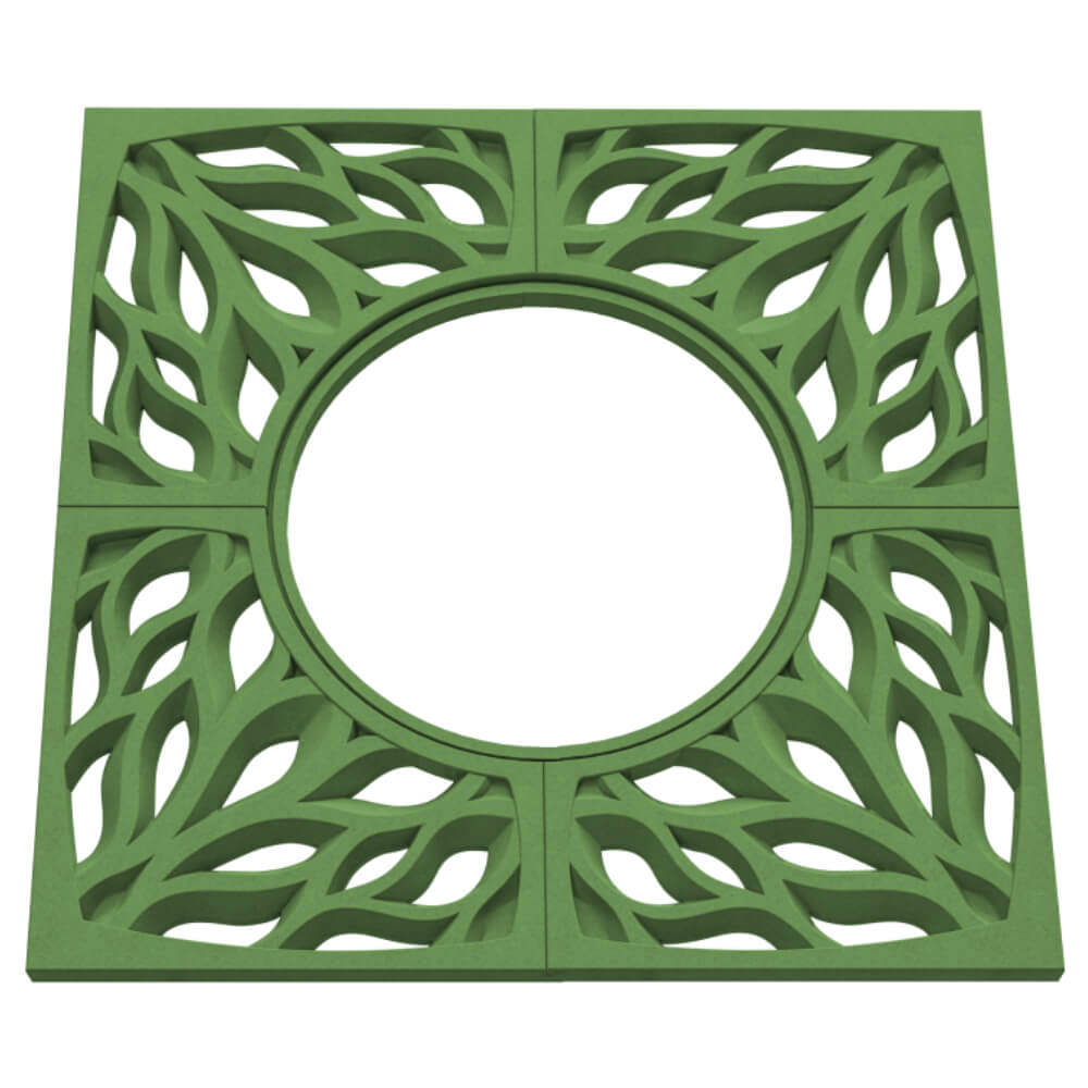 Приствольная решетка для дерева ZKING CRUST 1.2х1.2м Зеленая в Шатуре фото