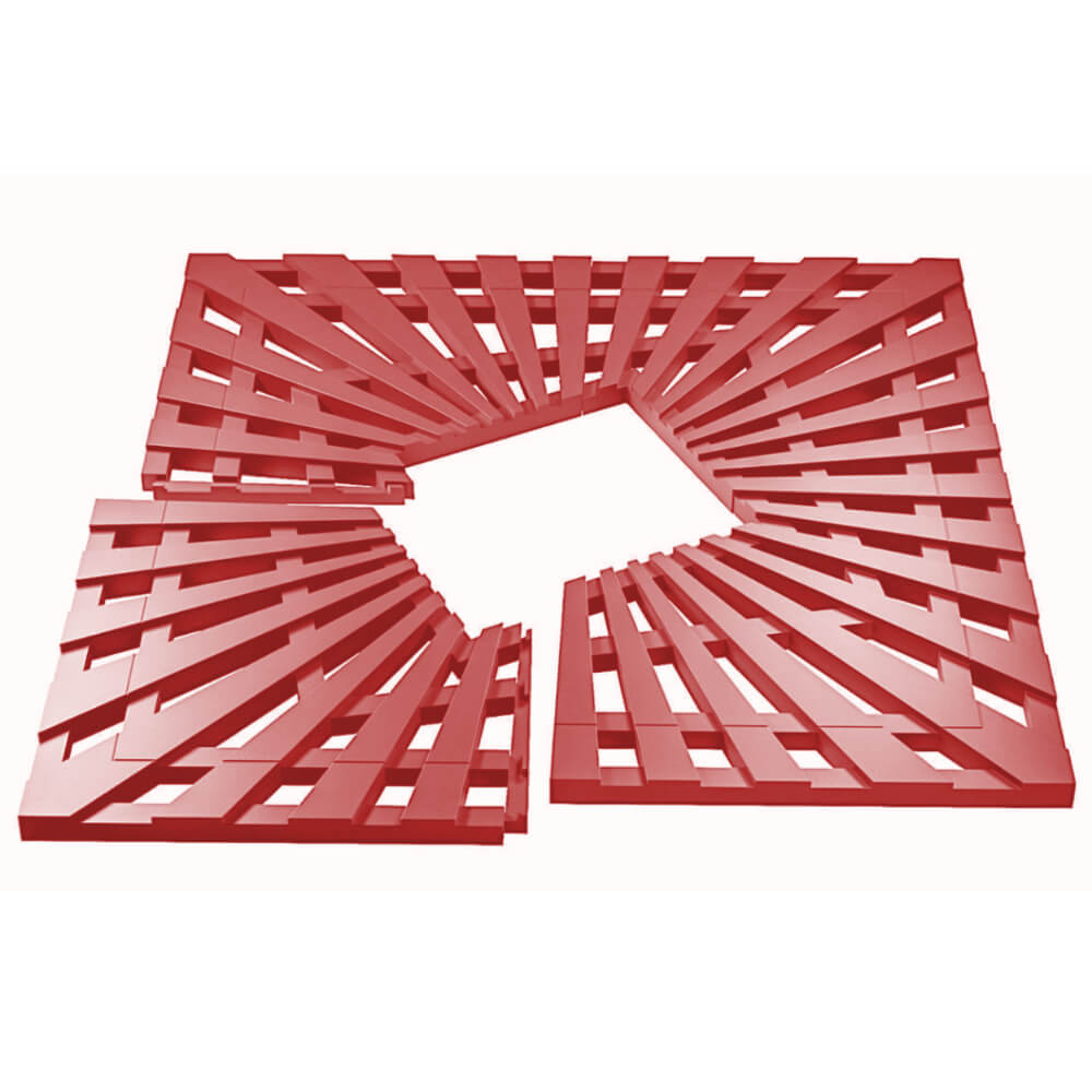 Приствольная решетка для дерева ZKING ATMOSPHERE 1.2х1.2м Красная в Шатуре фото