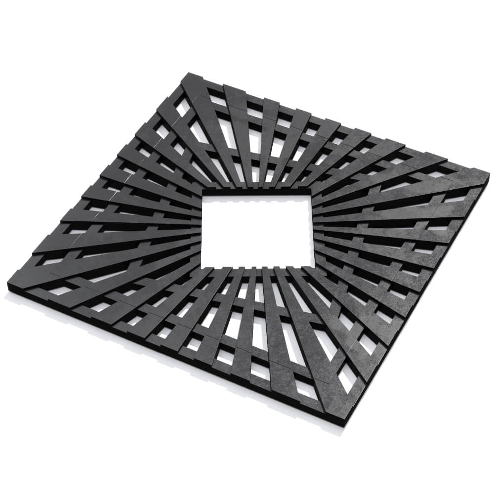 Приствольная решетка для дерева ZKING ATMOSPHERE 1.2х1.2м Черная в Шатуре фото