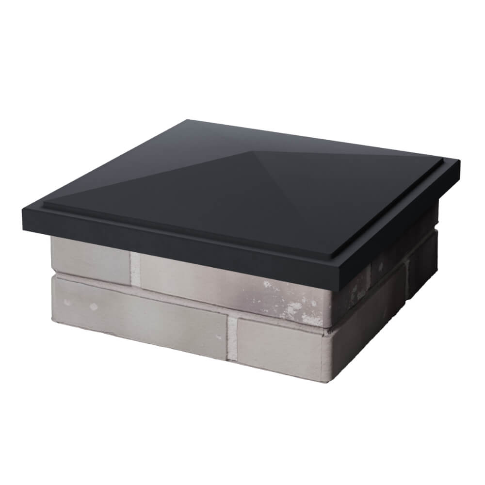 Колпак Zking БонаМоно Серый на столб 1.5х1.5 кирпича (385х385, 400х400мм) в Шатуре фото