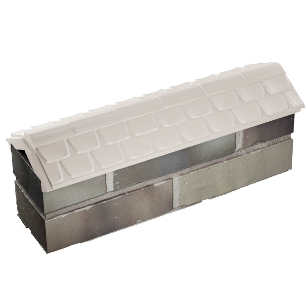Парапет Zking Эльбрус Бежевый с посадкой на 0.5 кирпича (130мм) в Шатуре фото