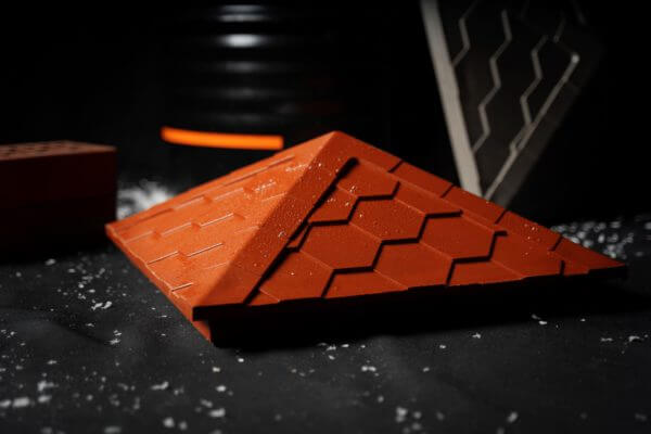 Колпак Zking Эверест Красный на столб 1.5х1.5 кирпича (390х390мм) в Шатуре фото