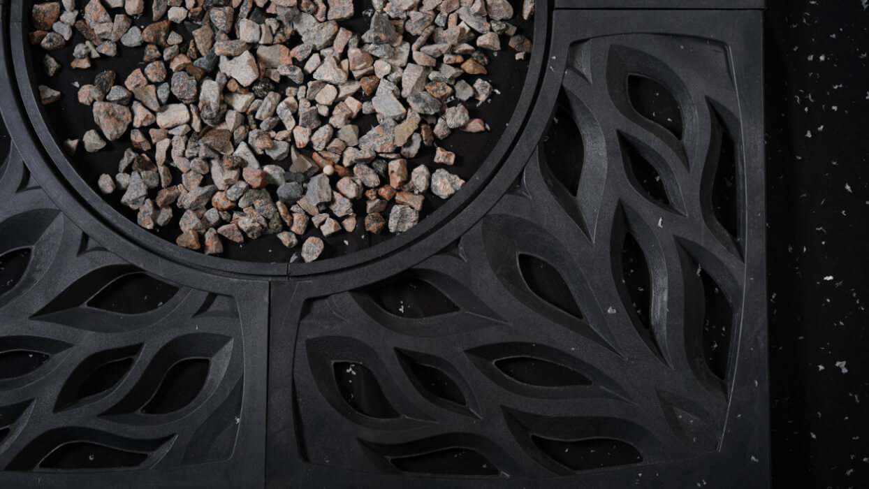 Приствольная решетка для дерева ZKING CRUST 1.2х1.2м Черная в Шатуре фото