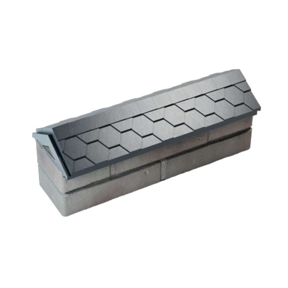 Парапет Zking Эверест Серый с посадкой на 0.5 кирпича (130мм) в Шатуре фото